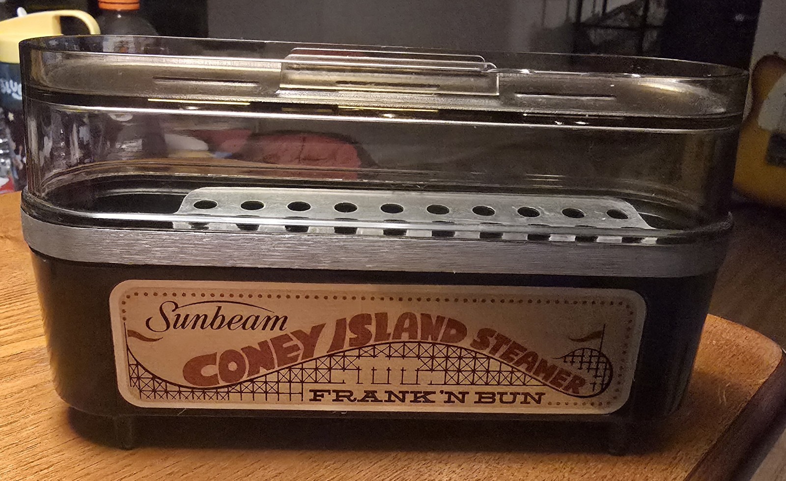 Vintage Sunbeam Coney IslaFrank 'N Bun Hot Dog  Steamer Tested Works