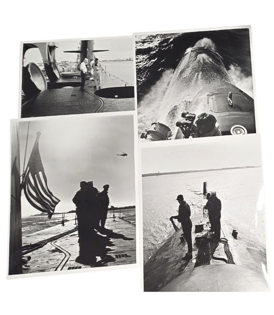 Vintage US Navy Photo Submarines Madison Lafayette Washington Daniel Boone