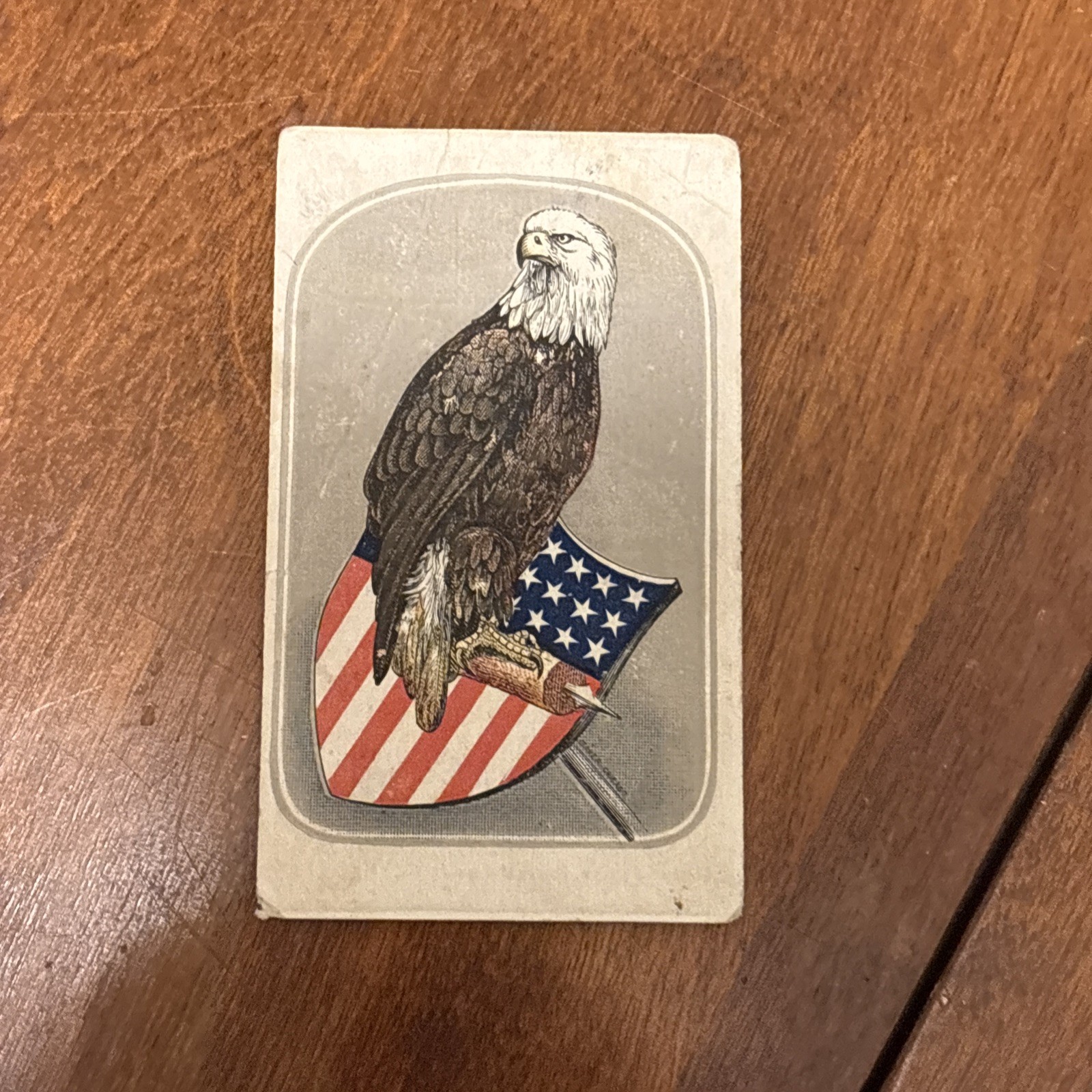 1865 US Civil War Era Portrait Card “Old Abe” 8th Wisconsin Regiment 