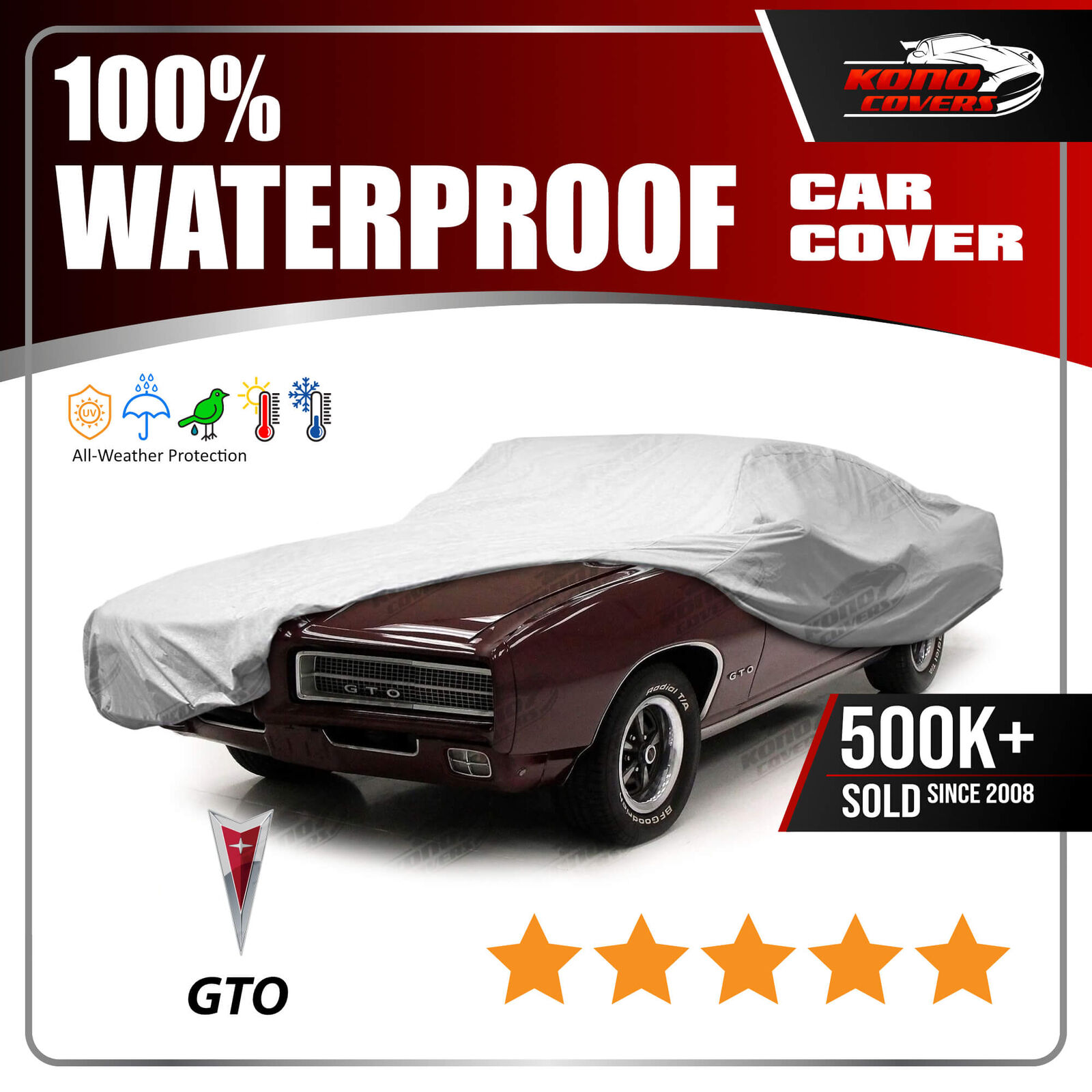 [PONTIAC GTO] CAR COVER - Ultimate Full Custom-Fit All Weather Protection
