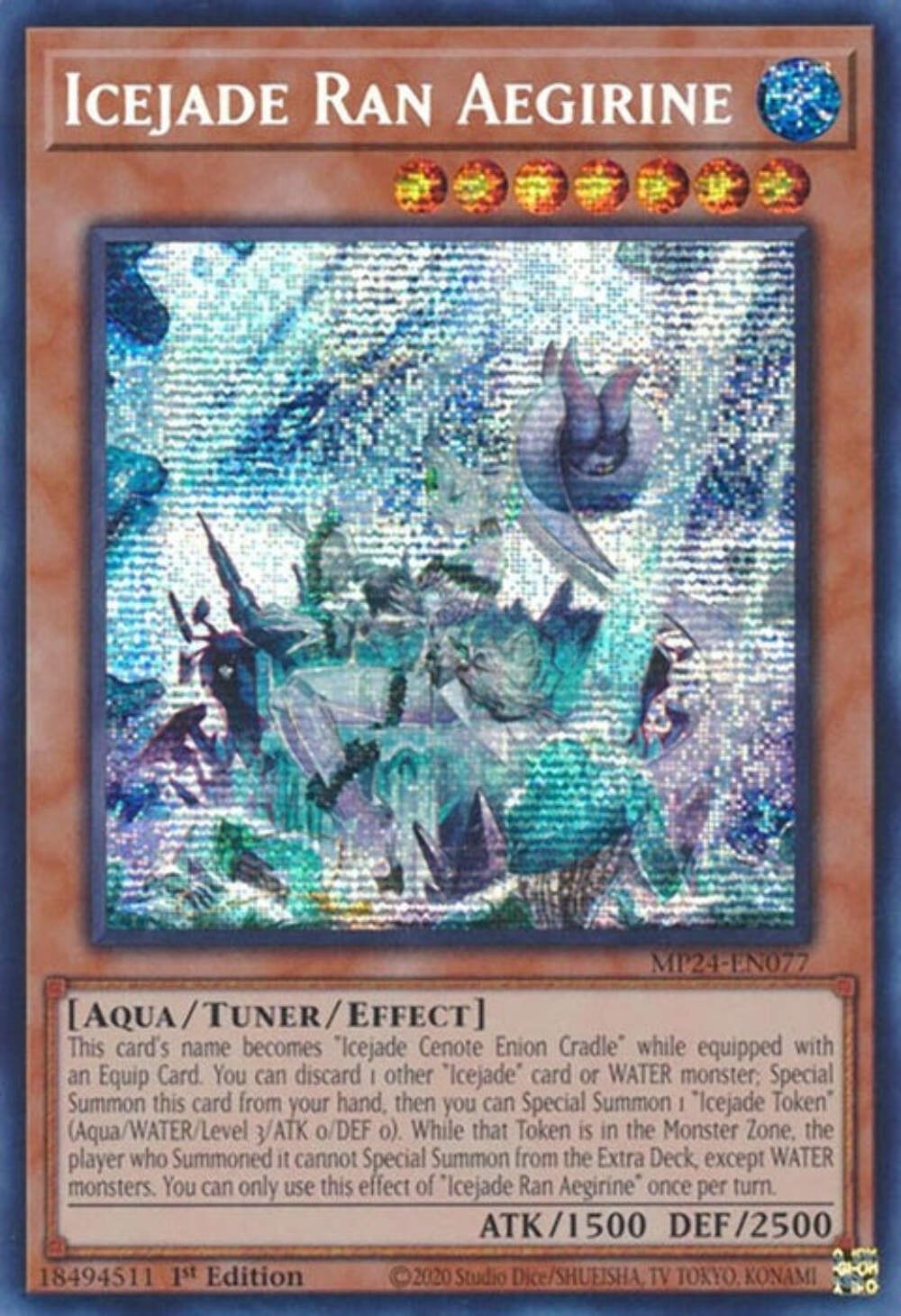 Icejade Ran Aegirine (25th Anniversary Tin: Dueling Mirrors MP24-EN077) - Prisma