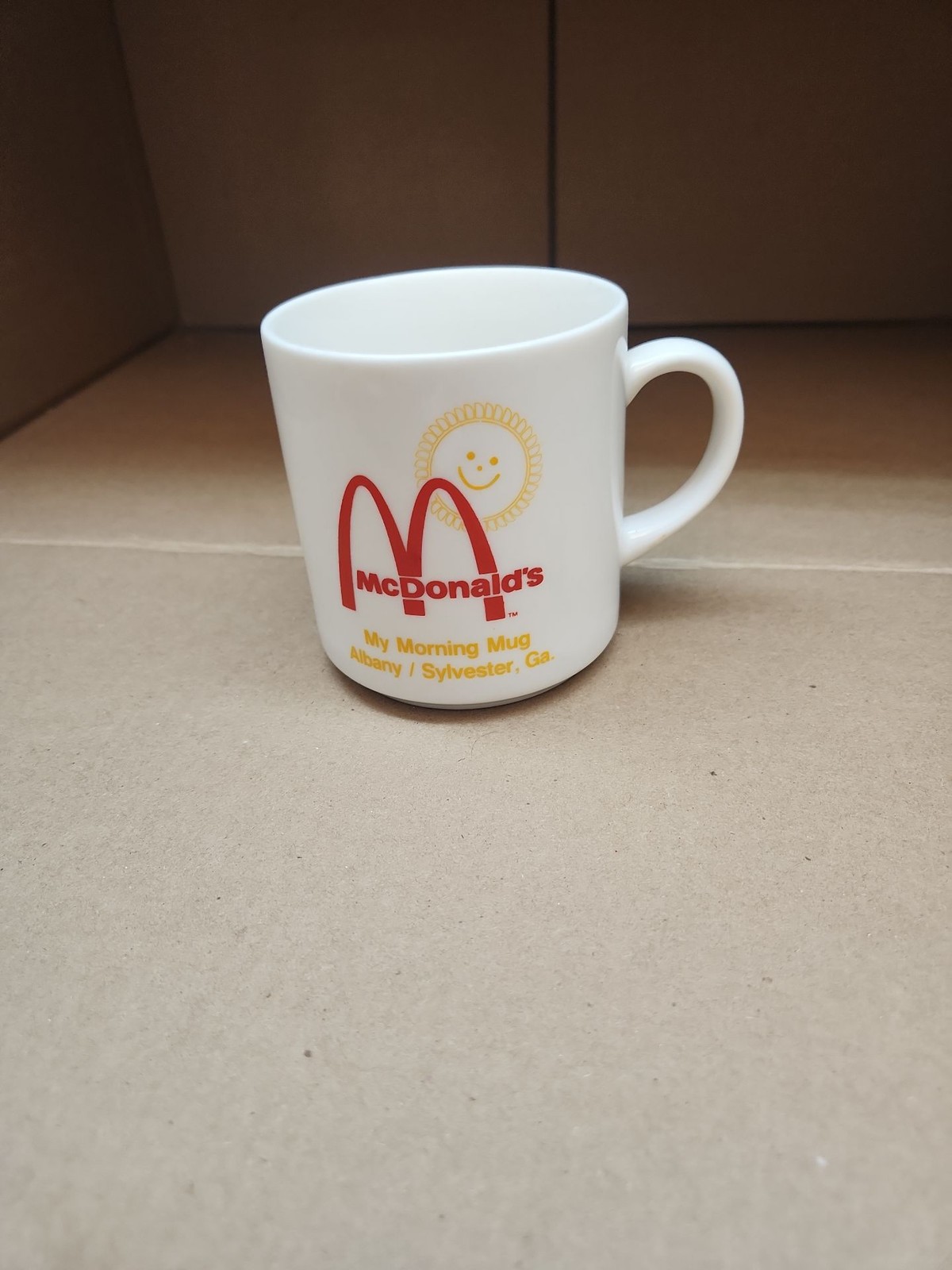 Vintage McDonald\'s \'My Morning Mug\' Albany / Sylvester, Ga. Ceramic Mug