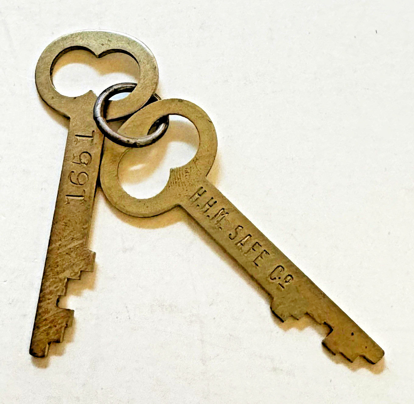 H.H.M. Safe Co. (Herring-Hall-Martin)  Vintage/Antique Safe Deposit Keys