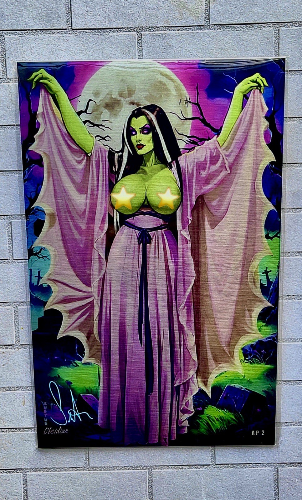 Welcome To Gore Noir #1 Lilly Munster Naughty Metal Cover Gorepocalypse AP 2/5