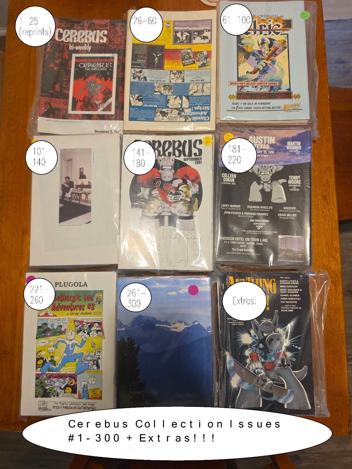 Cerebus the Aardvark Collection 1-300 + Extras