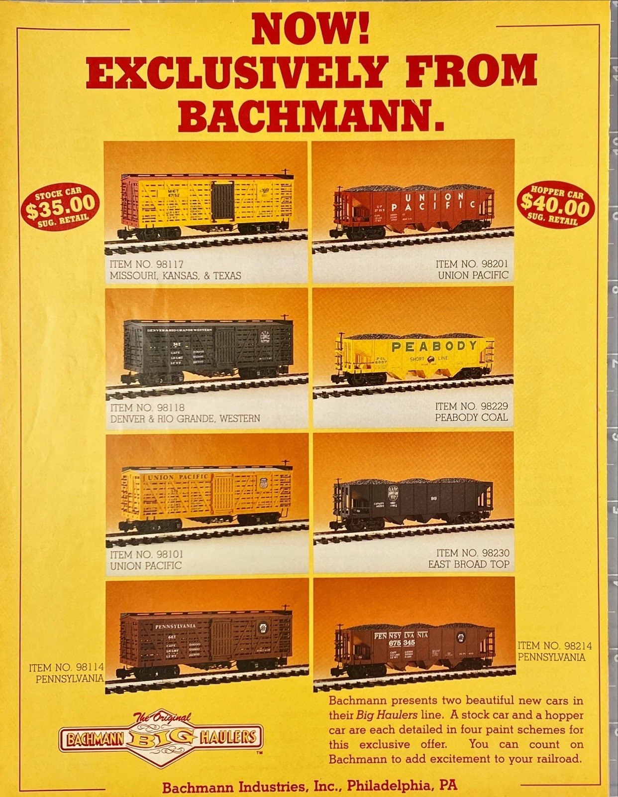 Bachmann Industries Inc. \