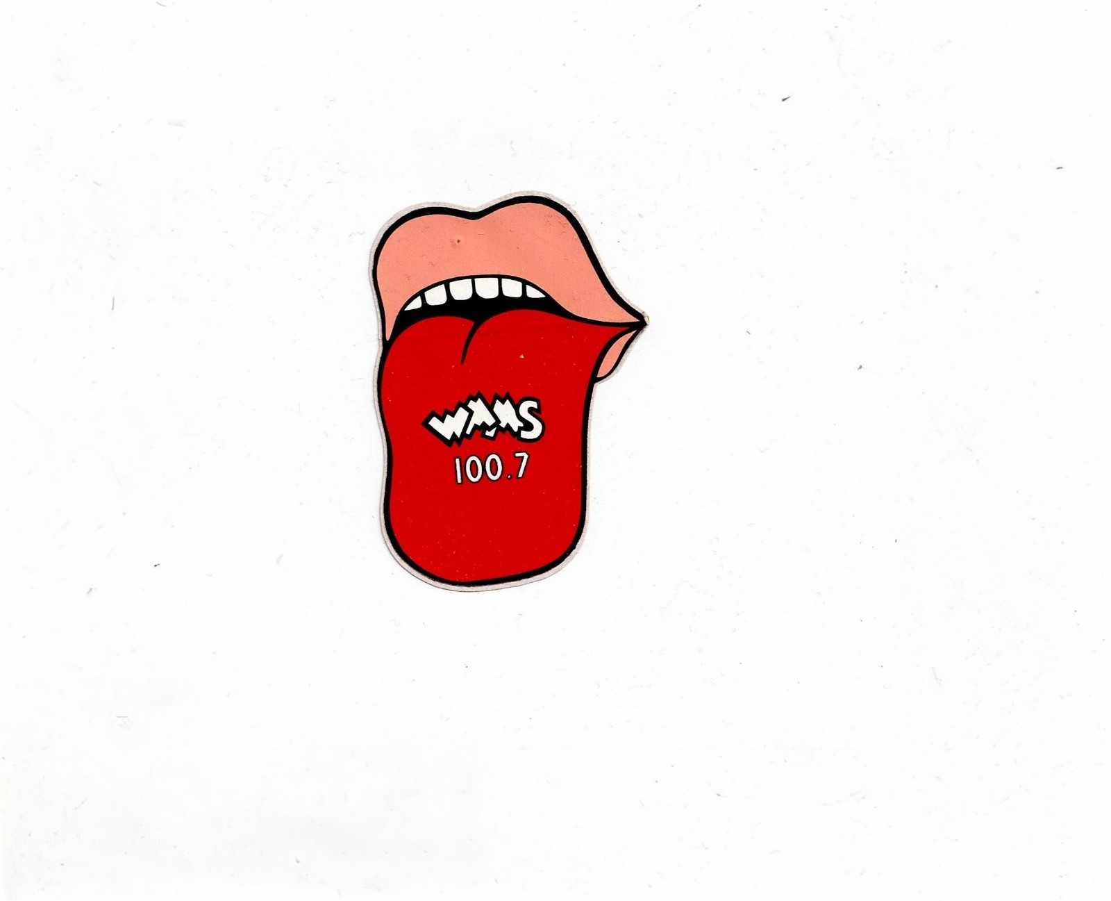 WMMS 100.7 The BUZZARD Cleveland , Ohio Bumper Sticker (New Old Stock)