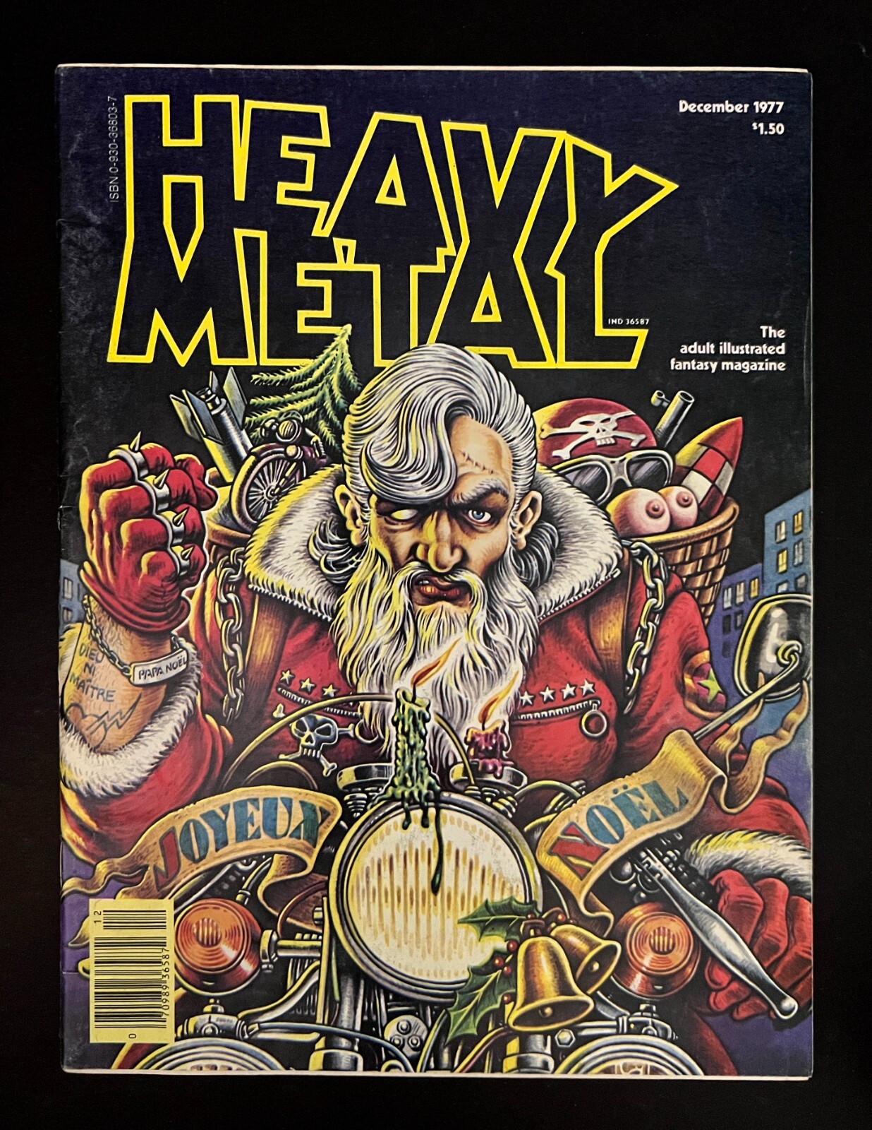HEAVY METAL MAGAZINE #9 December 1977 CORBEN MOEBIUS DRUILLET MACEDO 104 Pages
