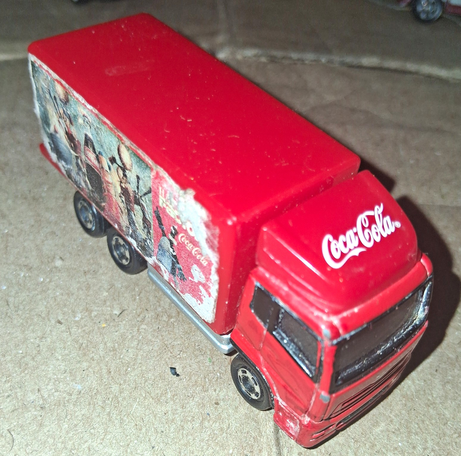 Vintage Takara Tomy Tomica Coca-Cola Delivery Truck Diecast - Loose