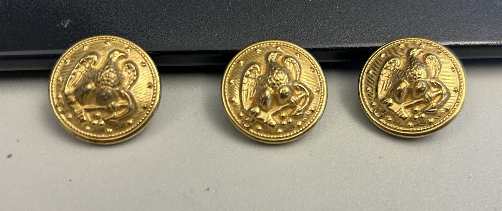 Vintage US Navy Buttons - 3 Buttons Total