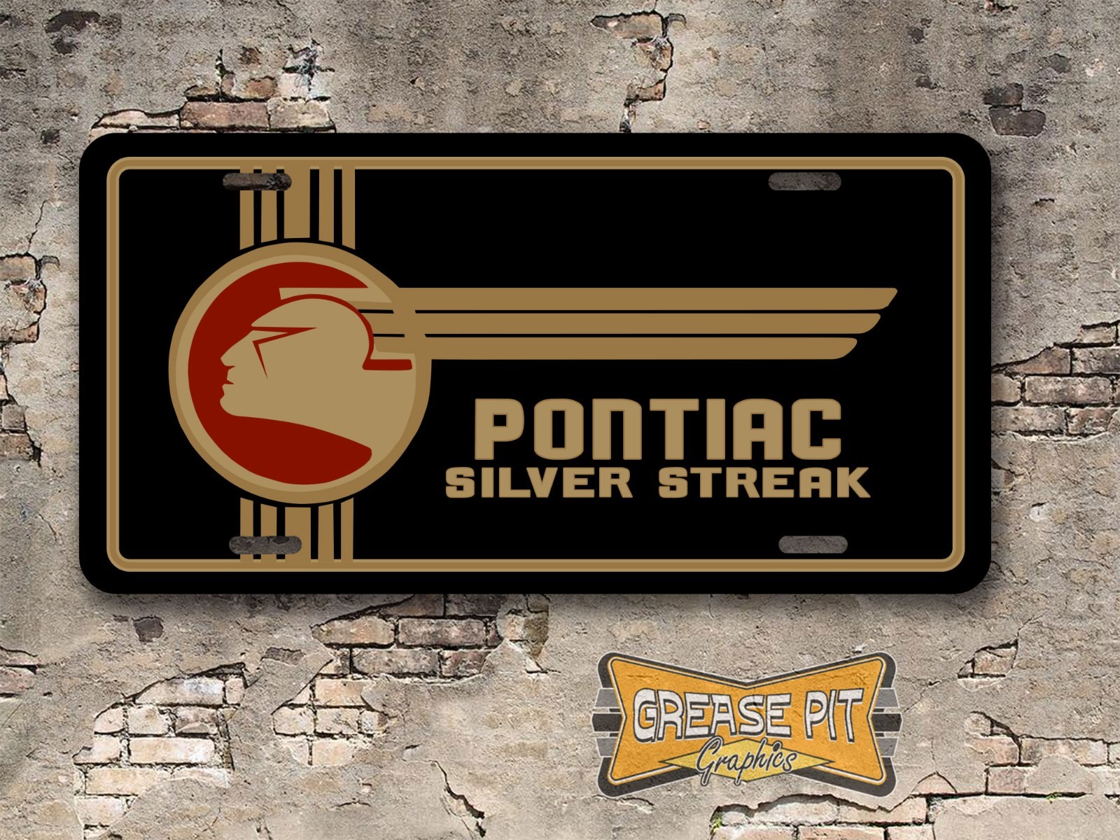 Pontiac Silver Streak Novelty License Plate - Choose Color