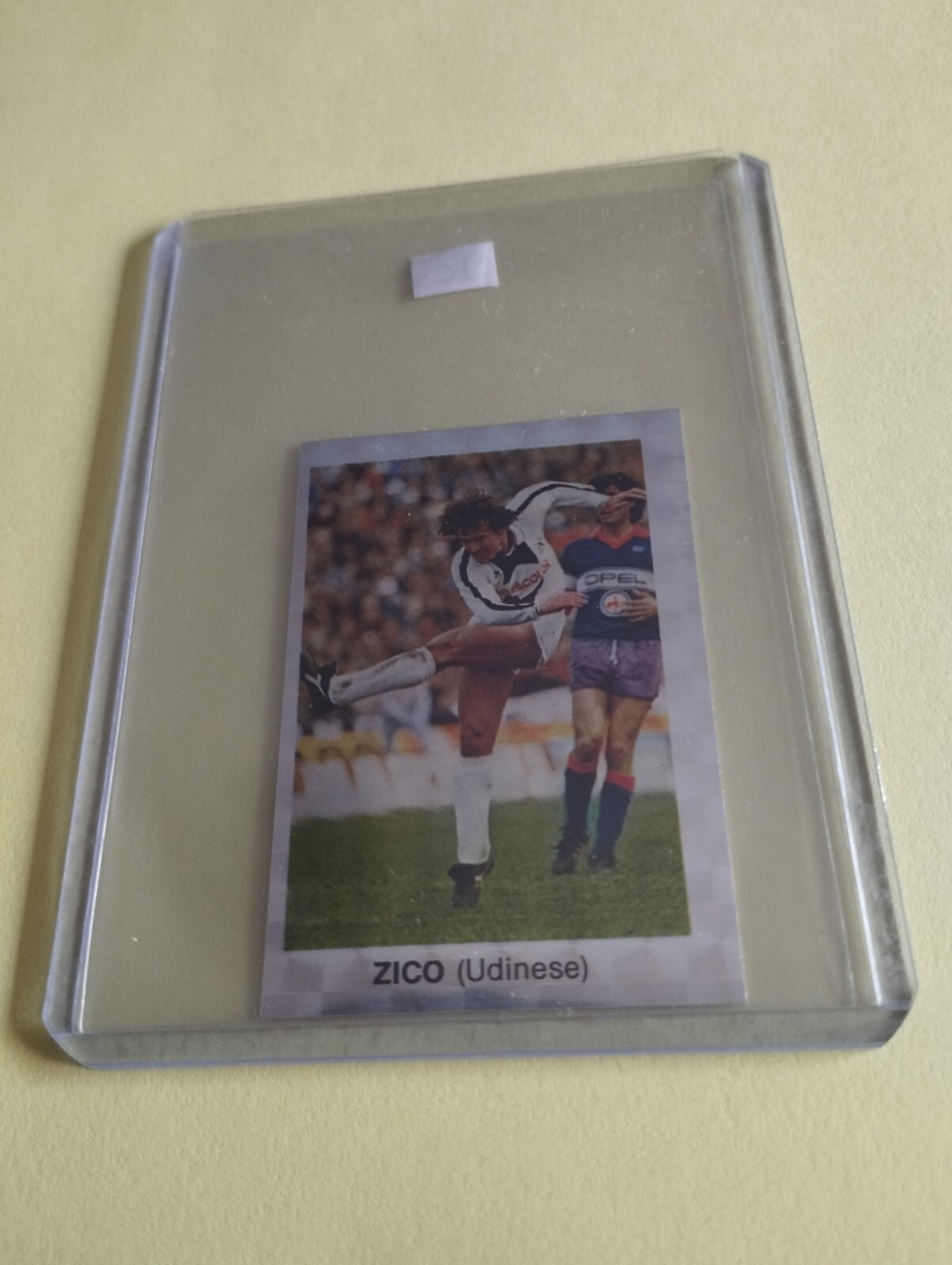 ARTHUR ZICO (UDINESE) - FIGURINE NO. 304 - EDIS EDITION 1984/85 - WITH VELINA