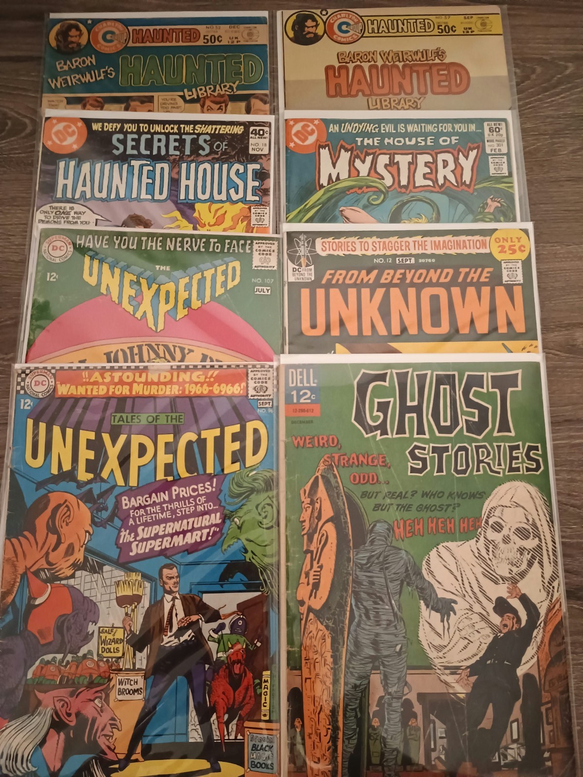 🌟Vintage Silver & Bronze Age Comic Lot: DC, Dell, Charlton Halloween Horror🌟