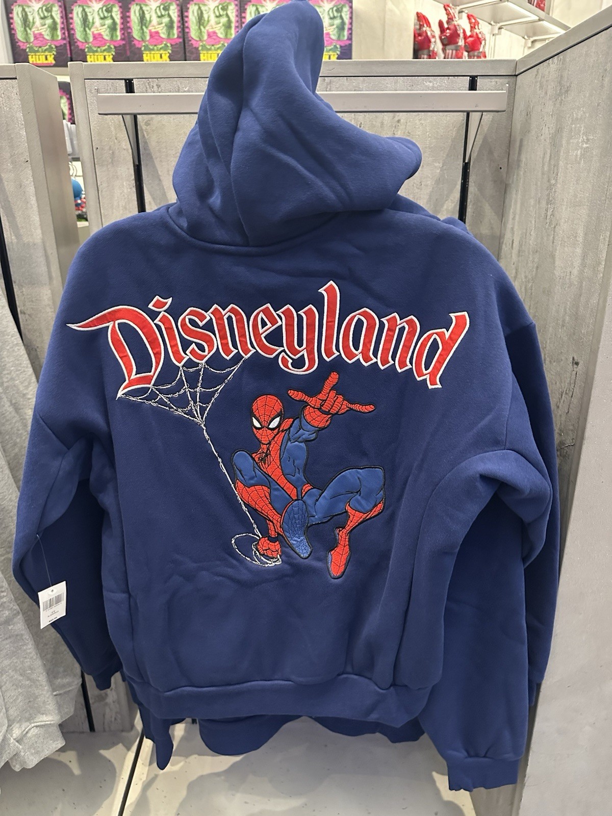 2026 Disney Parks Spiderman Disneyland Hoodie Small