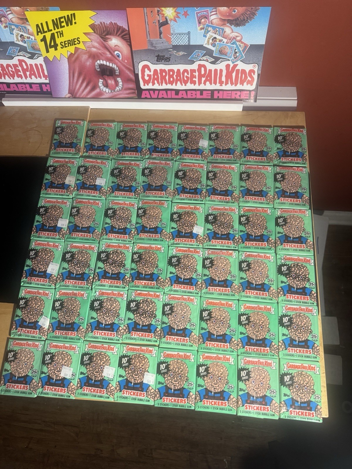 1987 Topps Garbage Pail Kids Original Series 10 OS10 Wax Packs Lot of 48 Sealed