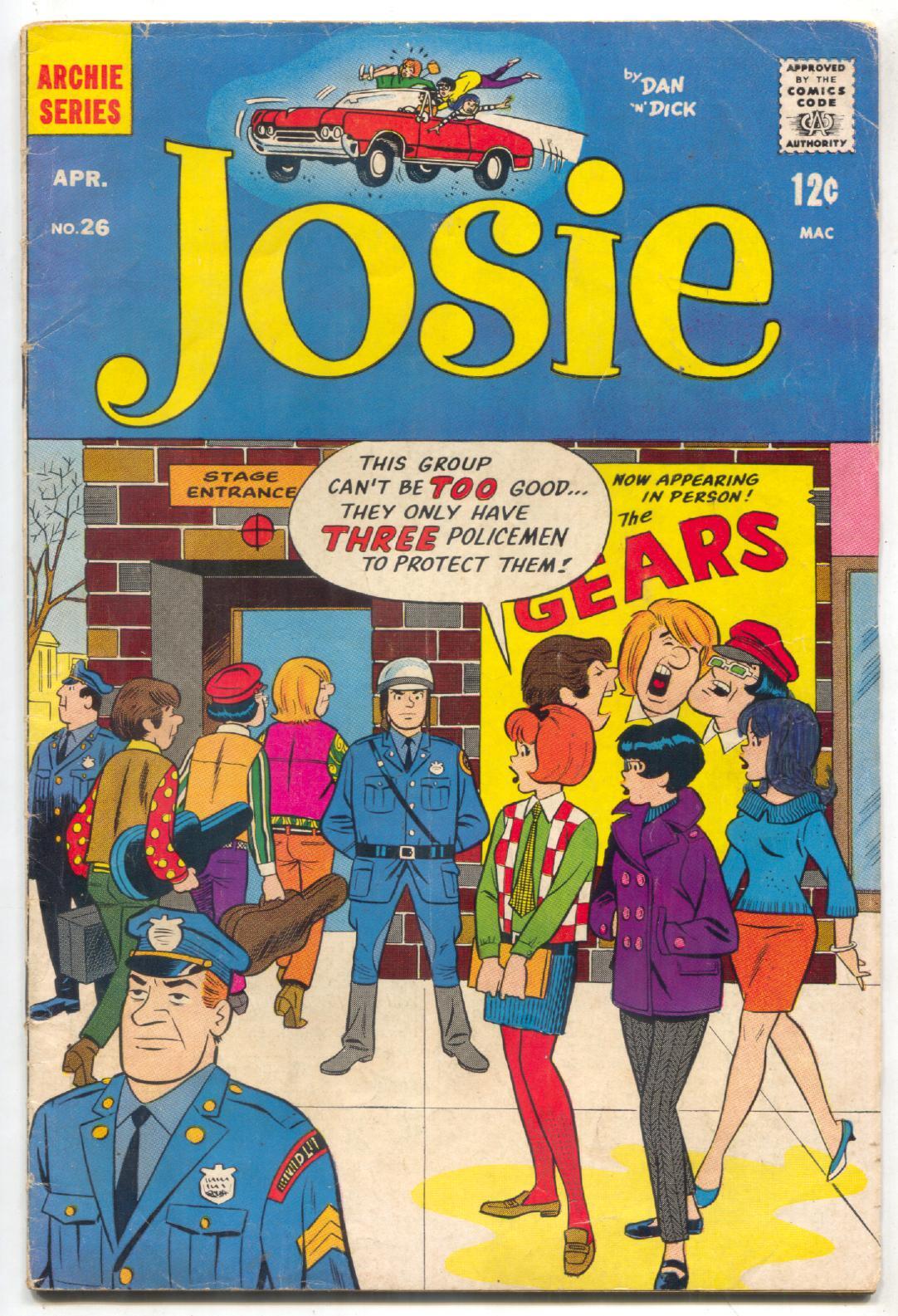 Josie #26  1967 - Archie  -G - Comic Book