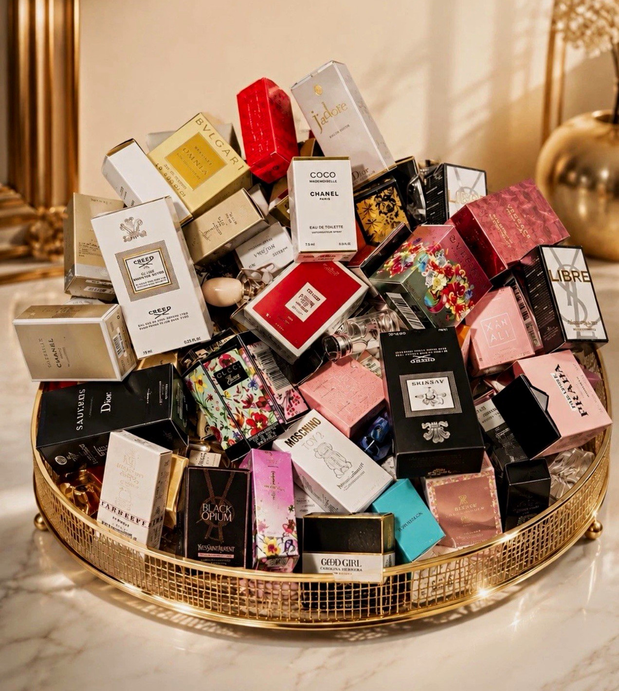 Lot of 12 Assorted Collectible Mini Perfumes – Mixed Brands