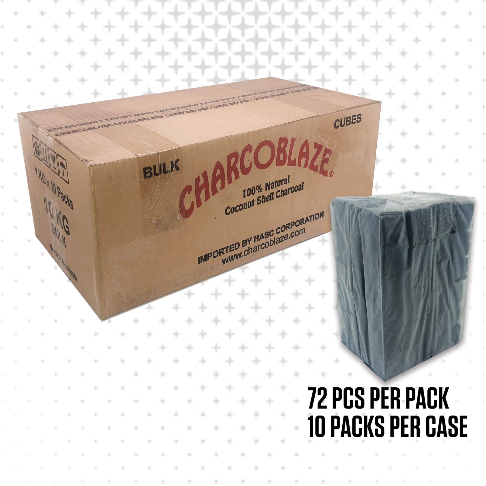 Charcoblaze Bulk 10kg Hookah Charcoal Cubes Coals 720 pcs LOCAL PICK UP ONLY