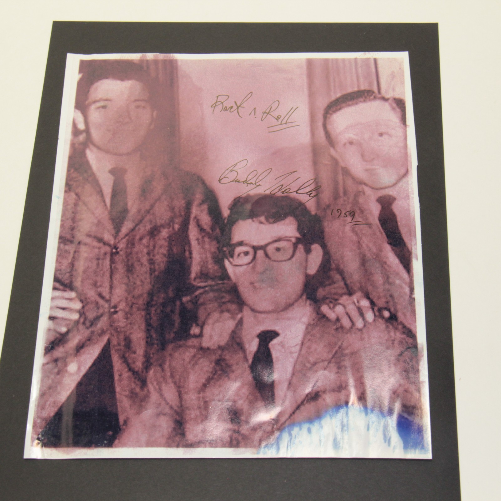 Buddy Holly Hand Signed Autographed Photo 1959 
