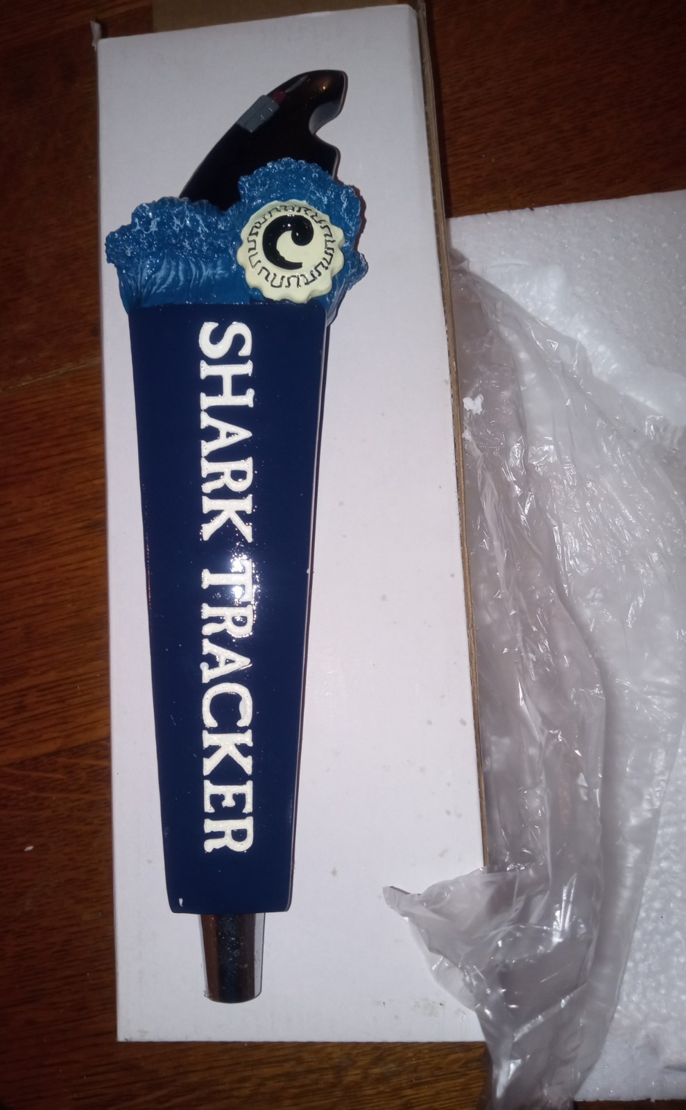 Cisco Brewers Nantucket Shark Tracker Tap Handle Tall New In Box