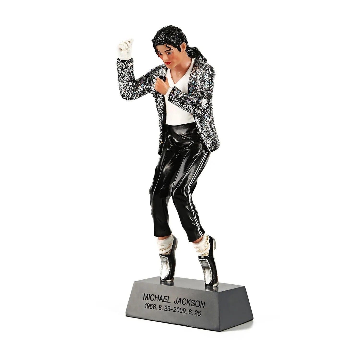 Michael Jackson Classic Stage Figurine Resin Music Singer Collectible Desktop De