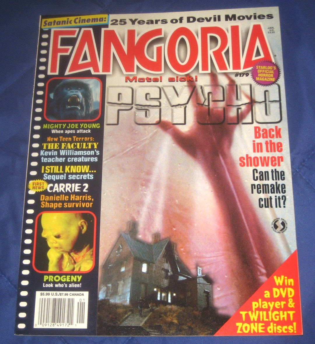 FANGORIA  #   179  -  Psycho remake  /  GORE / MORE   NM