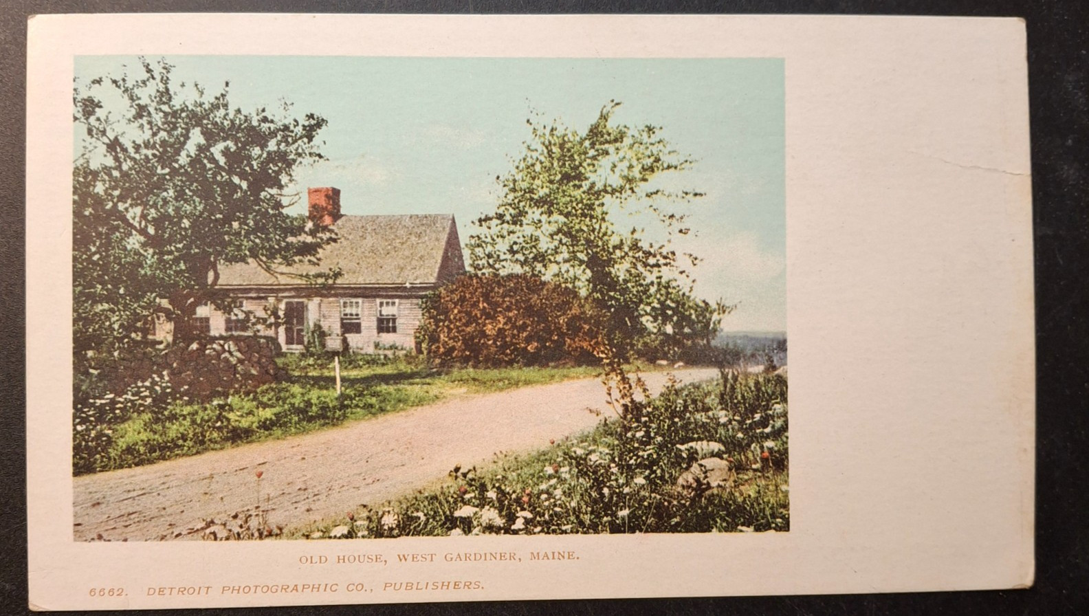Gardiner Maine Old House Detroit Publishing Circa 1900 Postcard