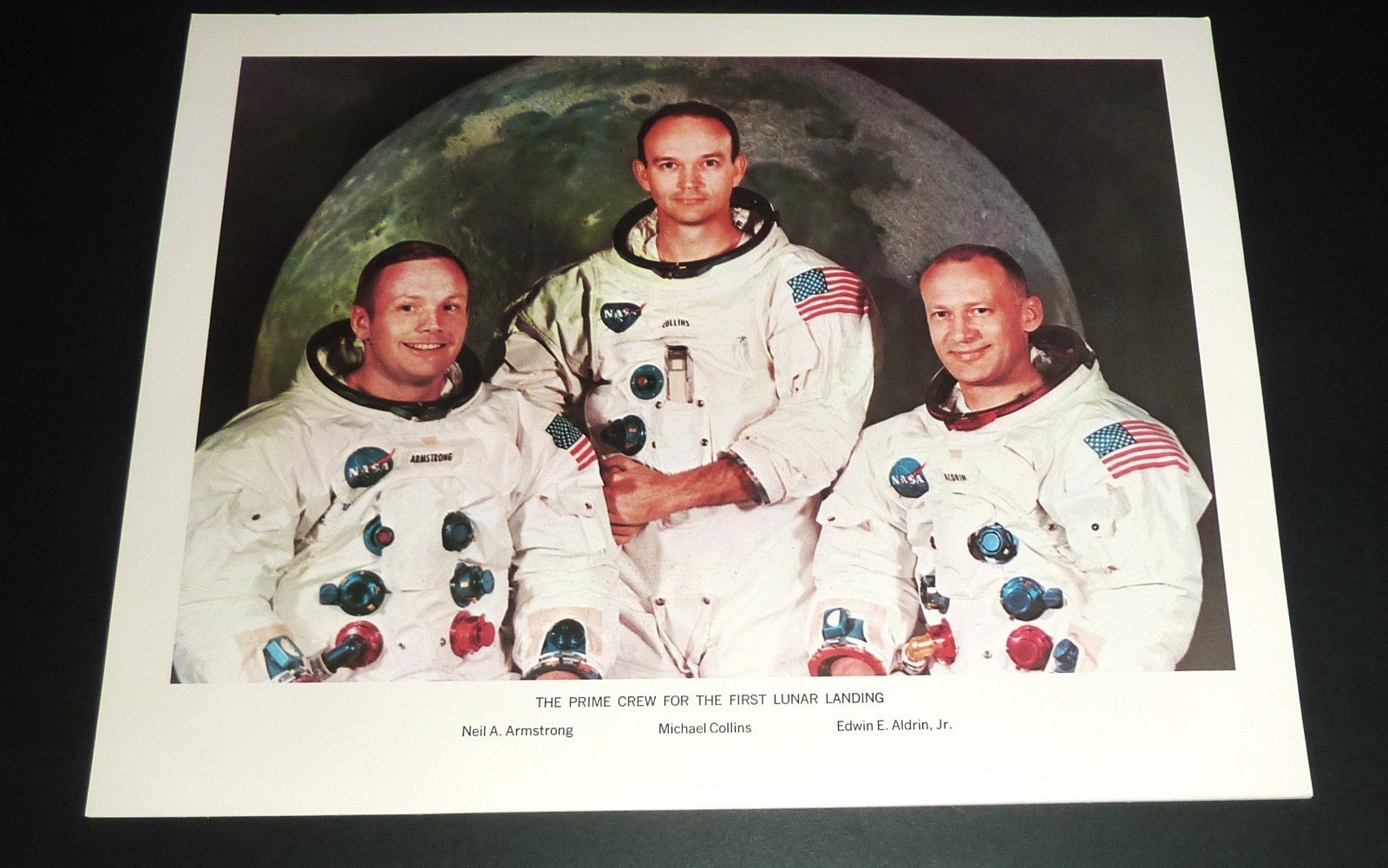 (13) Vintage NASA Official 14 x 11 Photograph\'s / Apollo Program / Serialized