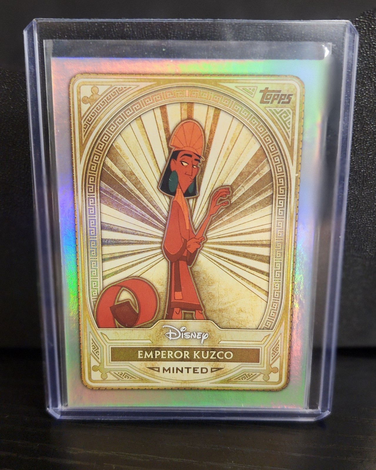 2025 Topps Chrome Disneymint  Emperor Kuzco gold 🔥🔥