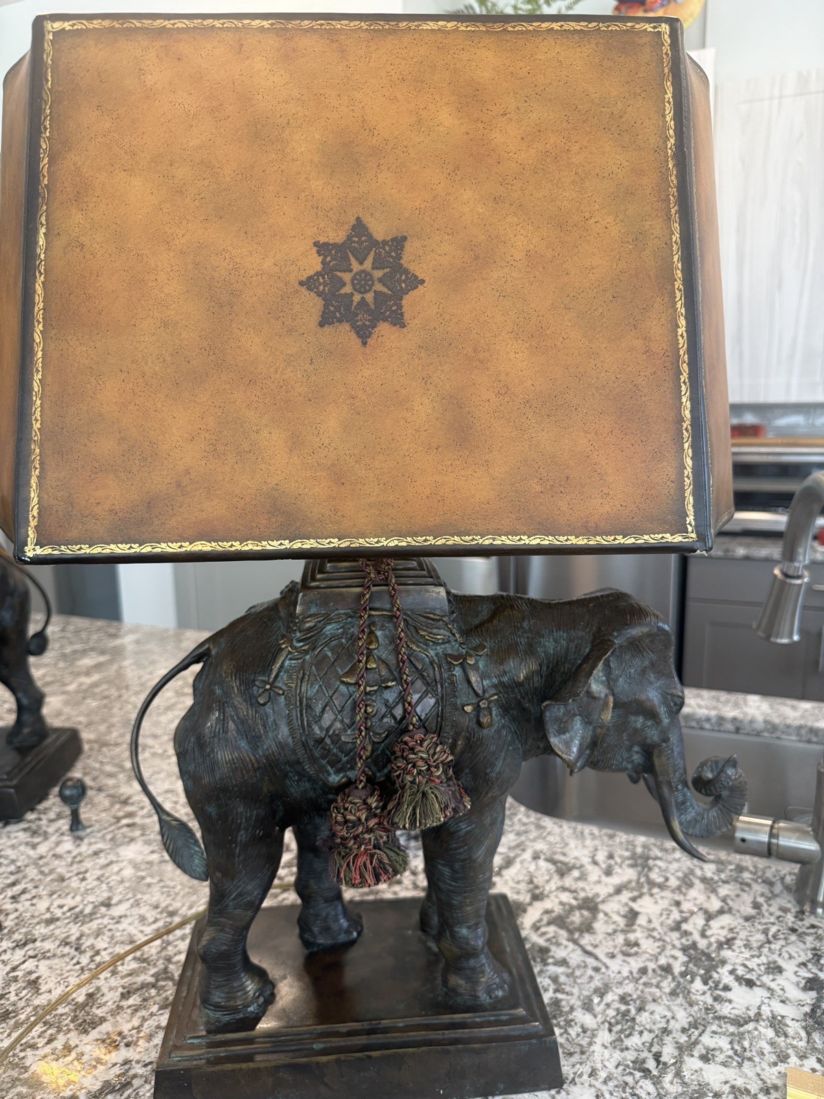 Vintage Maitland-Smith Bronze Elephant Table Lamp– Large & Heavy - 2 Available