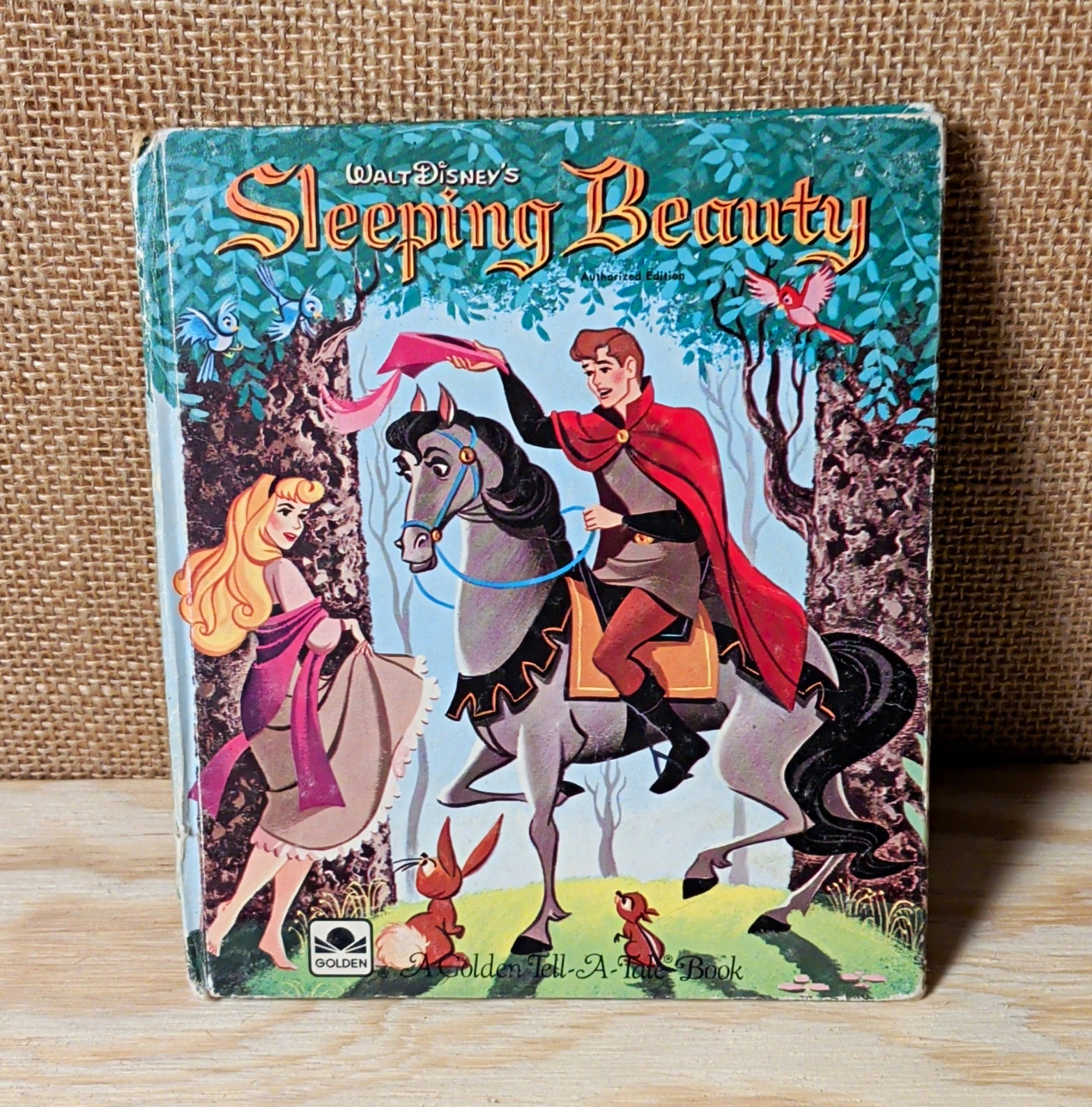 Vintage 1959 Walt Disney Sleeping Beauty Golden Tell-A-Tale Book 2455-50 McGary