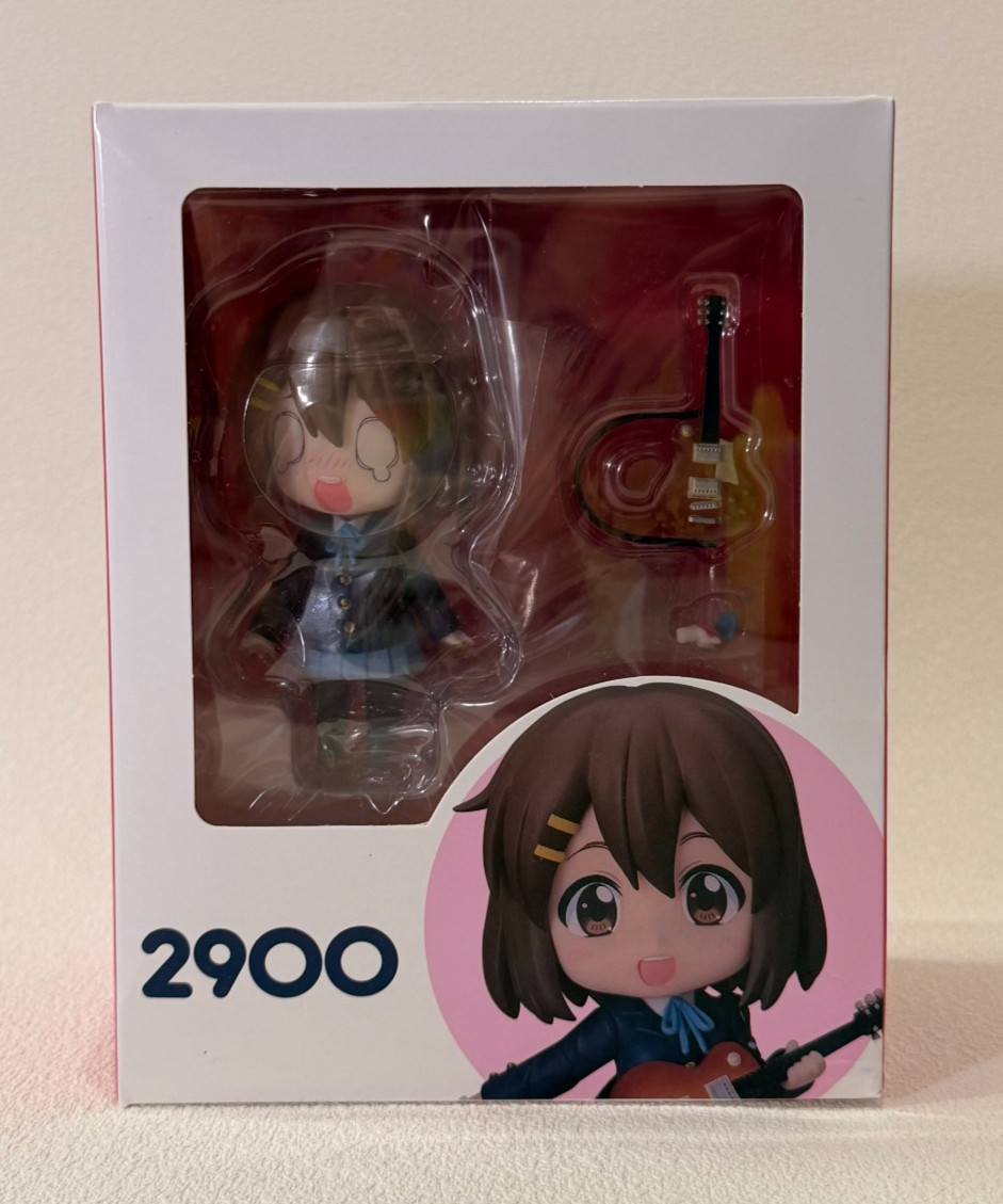 NENDOROID 2900 YUI HIRASAWA K-ON FIGURE ANIME PVC MODEL GUITAR TOY