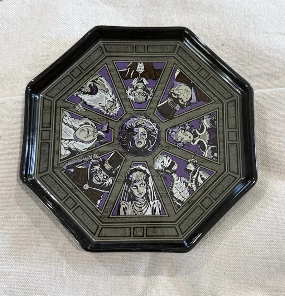 Disney\'s Haunted Mansion Ceramic Trinket Tray Dish- Madame Leota, Ghosts - NWT