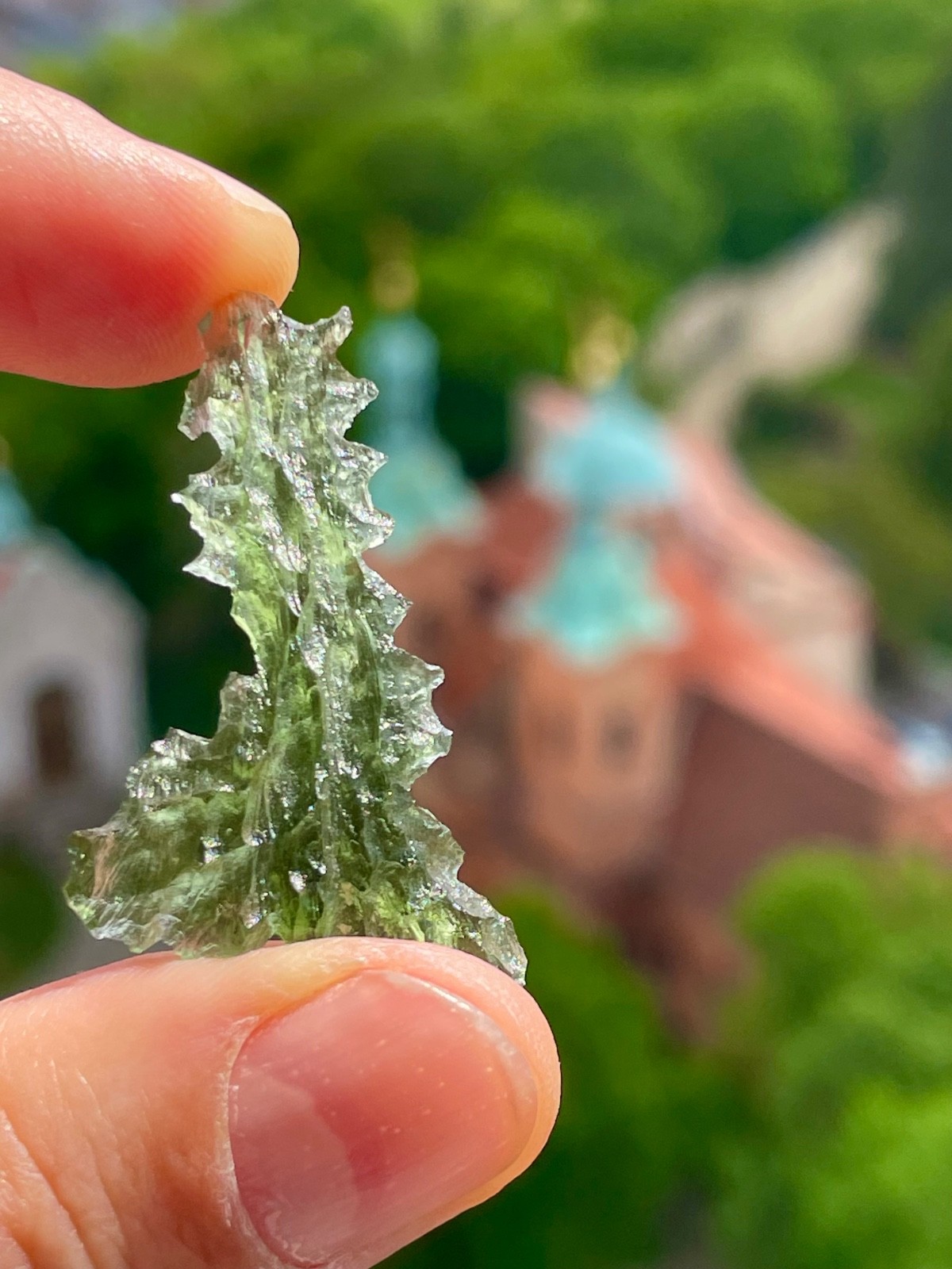 9 carat Moldavite directly from the Czech Republic