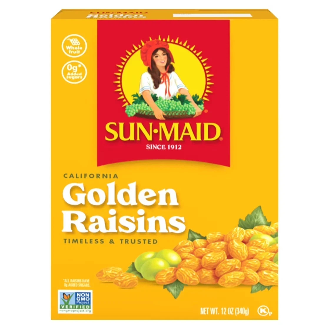 Sun-Maid® California Golden Raisins, 12 oz Bag in a Box