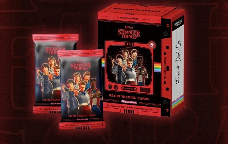 Stranger Things Retro Cards Netflix WUSTYLE Factory Sealed Box In Hand