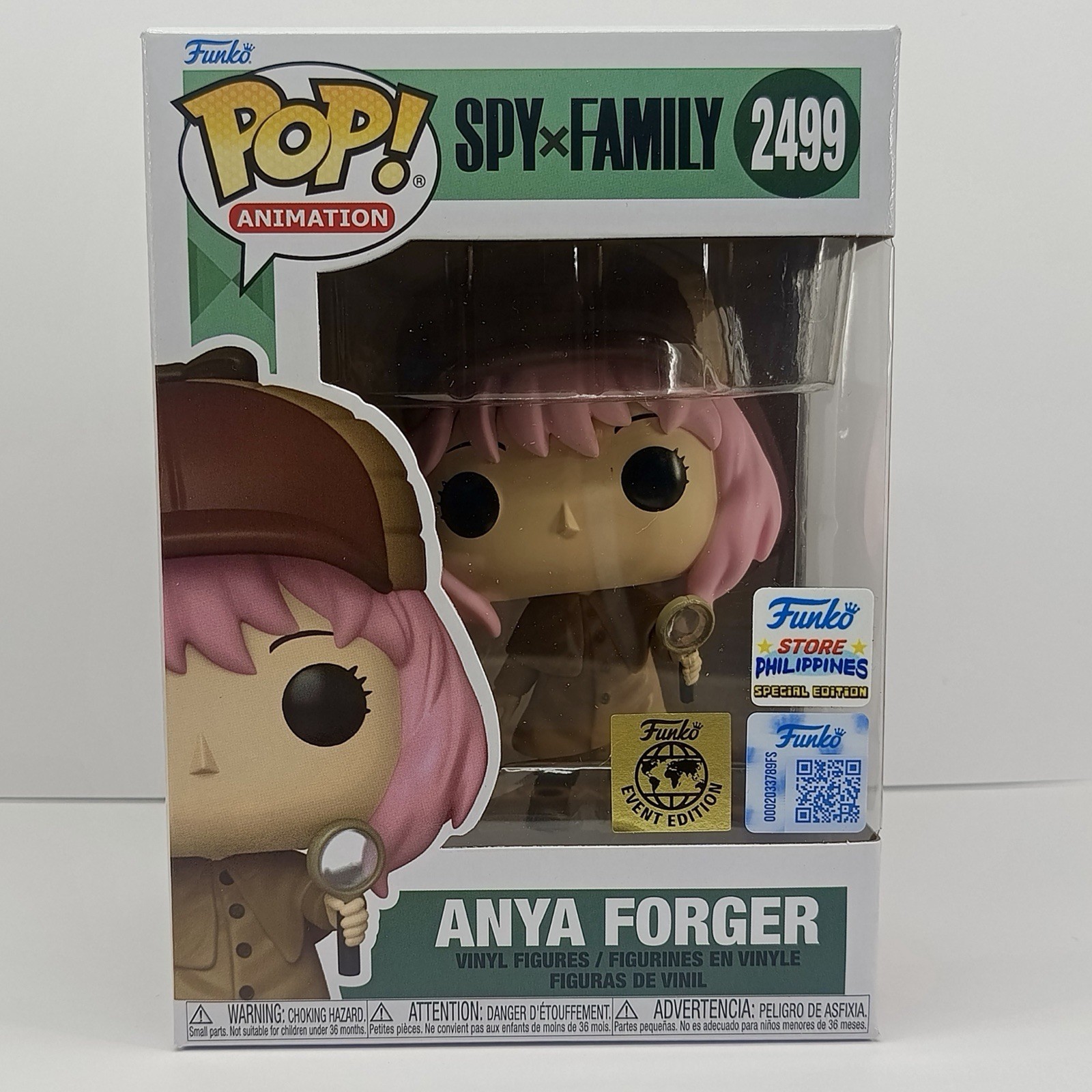 Funko POP Spy X Family Detective Anya Forger #2499 Global Edition Exclusive