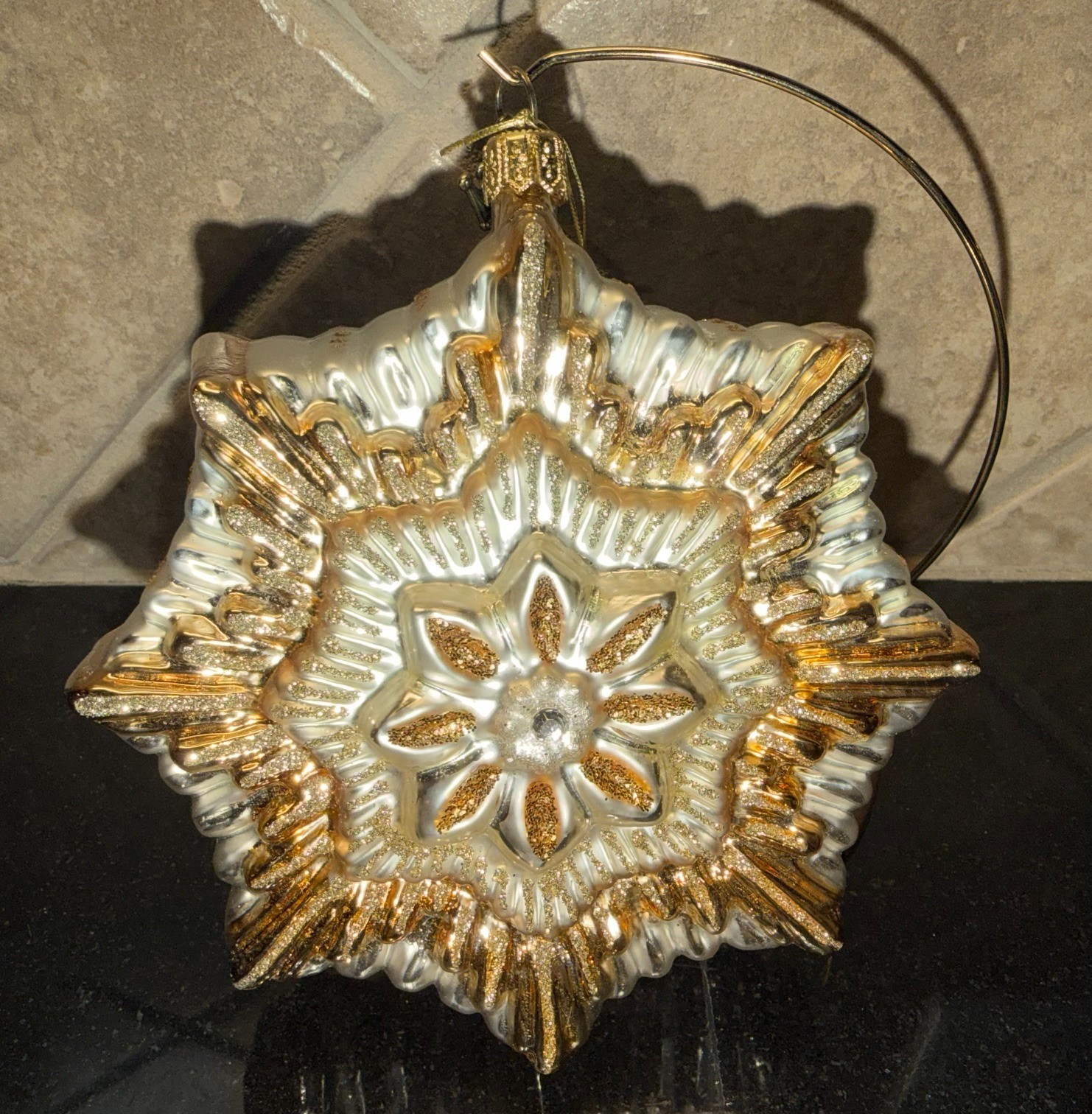 2018 Hallmark Heritage Collection Christmas Star RARE Blown Glass Ornament NEW