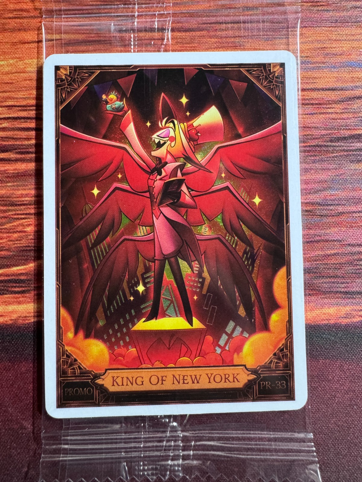 2026 NYCC PSA Hazbin Hotel Lucifer KING OF NEW YORK Promo Card IN-HAND