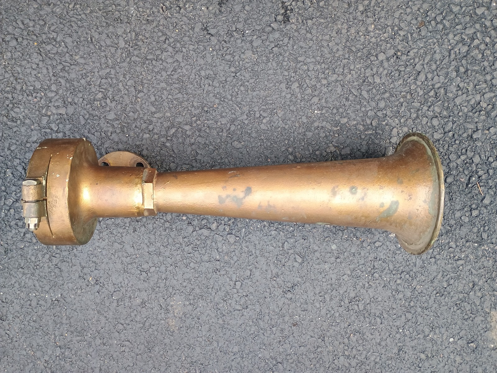 Vintage Leslie Tyfon 125 Train Horn Brass Lyndhurst NJ Locomotive 