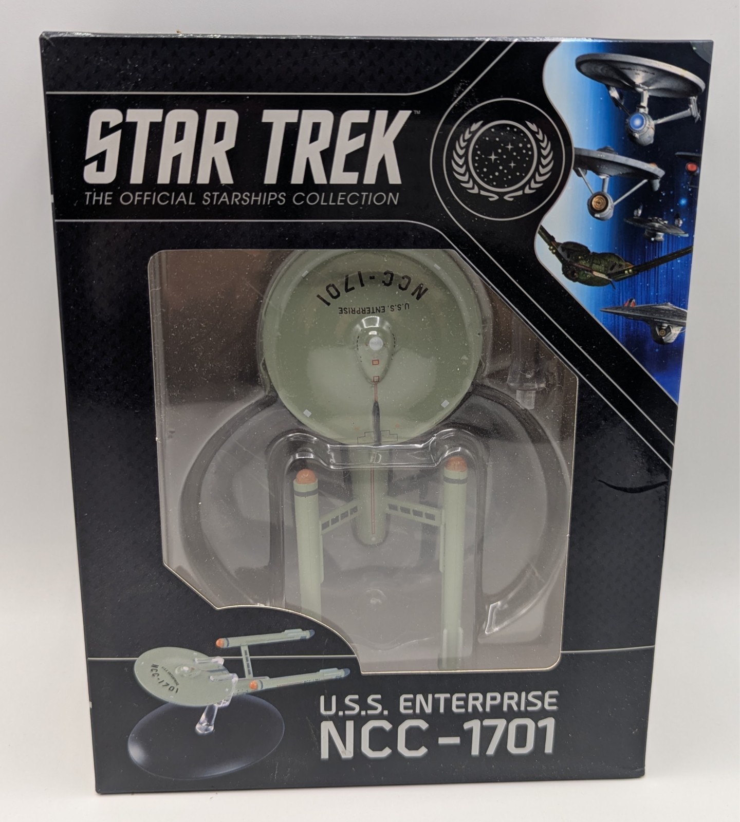 Eaglemoss Hero Collector Star Trek TOS USS Enterprise NCC-1701 Ship Display