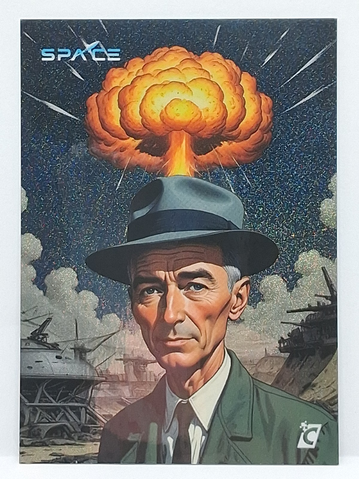 Cardsmiths Space Galactic J. Robert Oppenheimer #75 Crystal Sparkle (A1-88)
