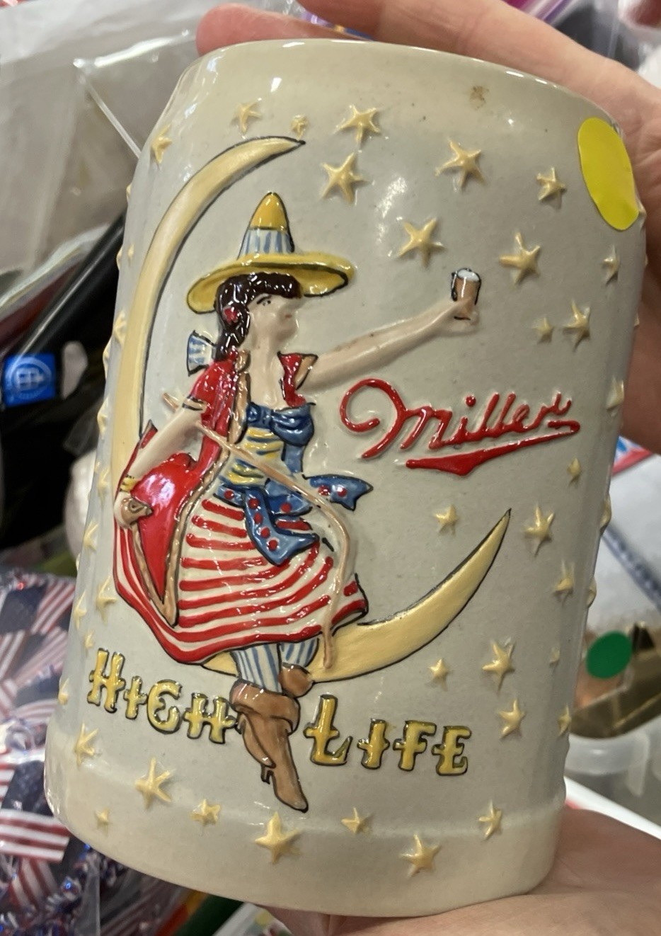 Rare Vintage Miller High Life Beer Girl On Moon Collector's by CUI Limited Ed
