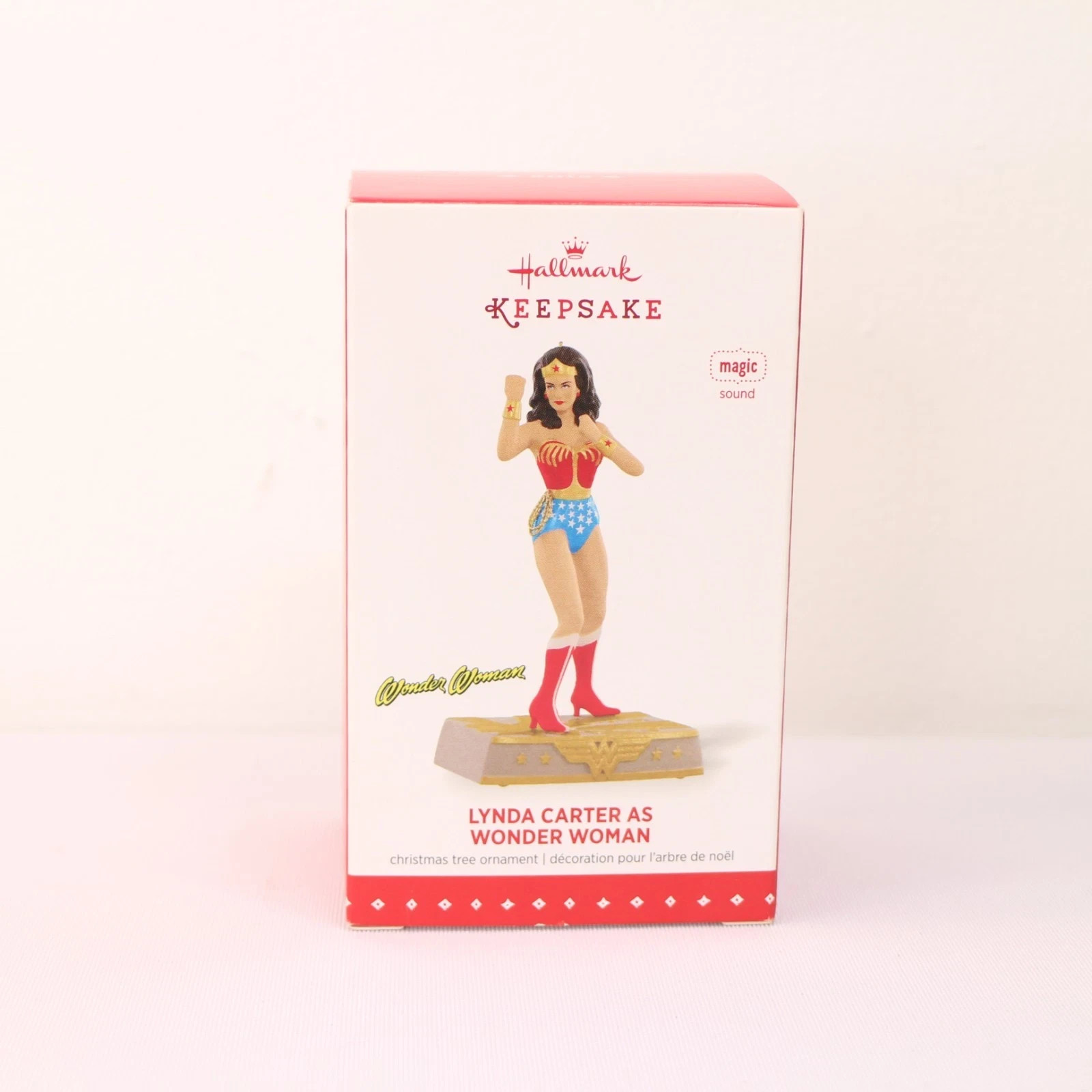 Lynda Carter as Wonder Woman 2015 Hallmark Keepsake Ornament -10-13-84