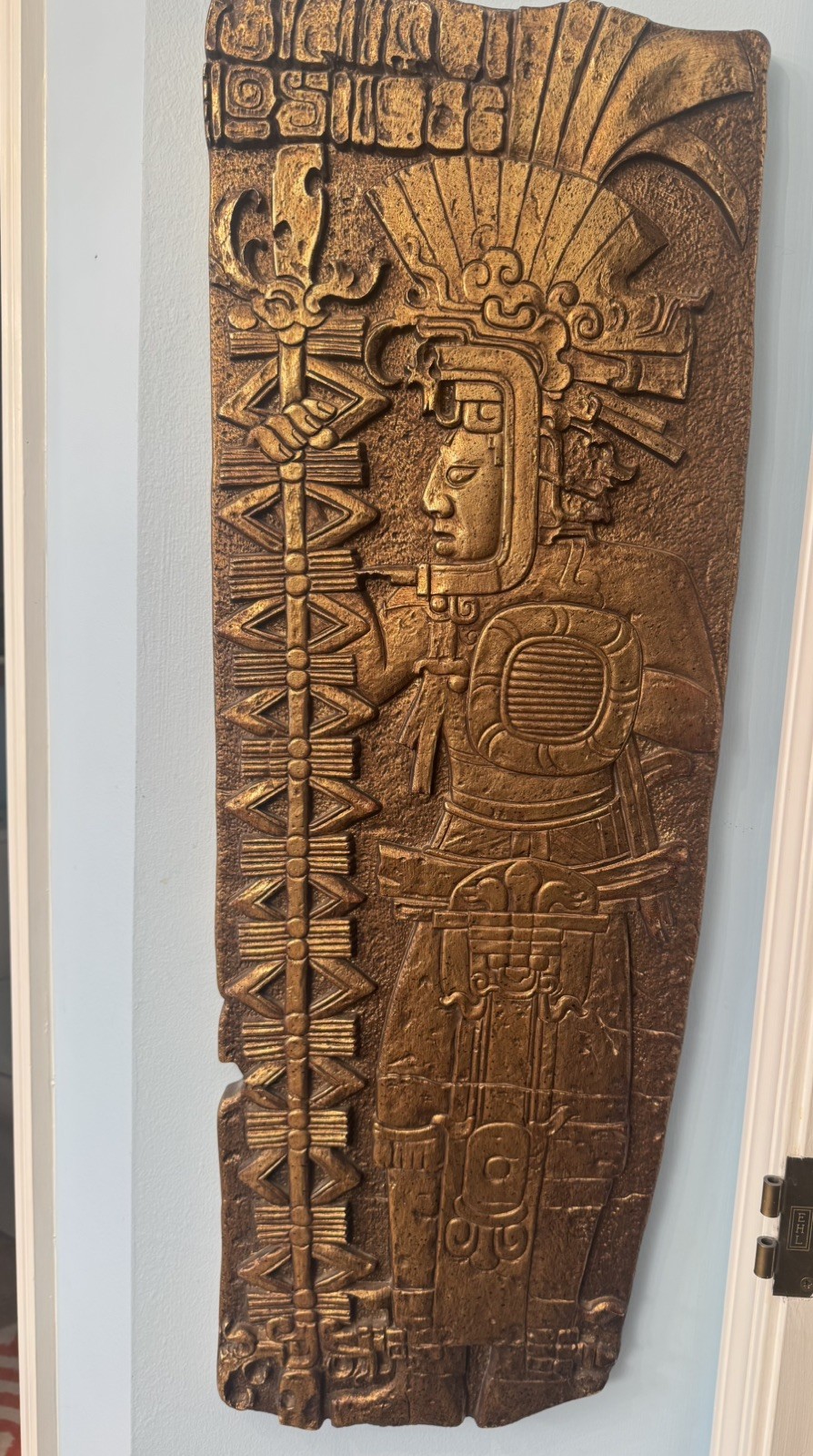 Syroco Mayan Stela Wall Hanger  35\