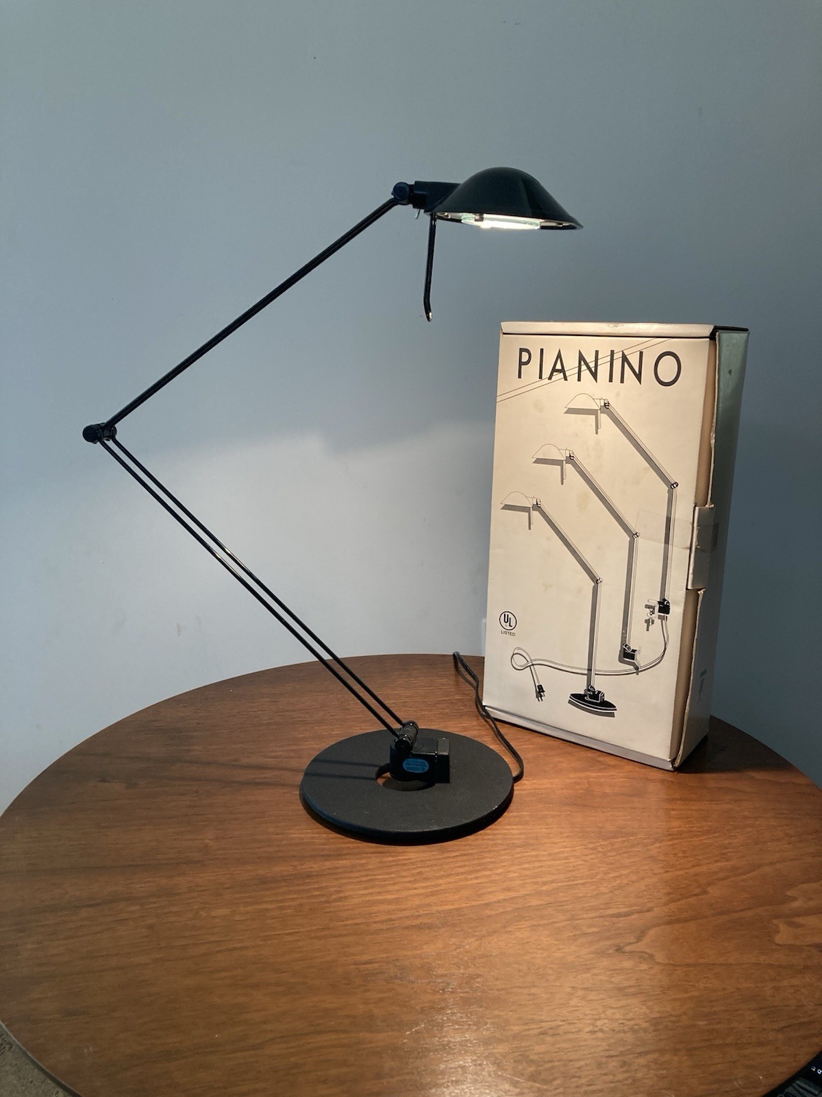 Vintage 1988 IKEA Pianino Lamp, All Parts and Packaging, Modernist
