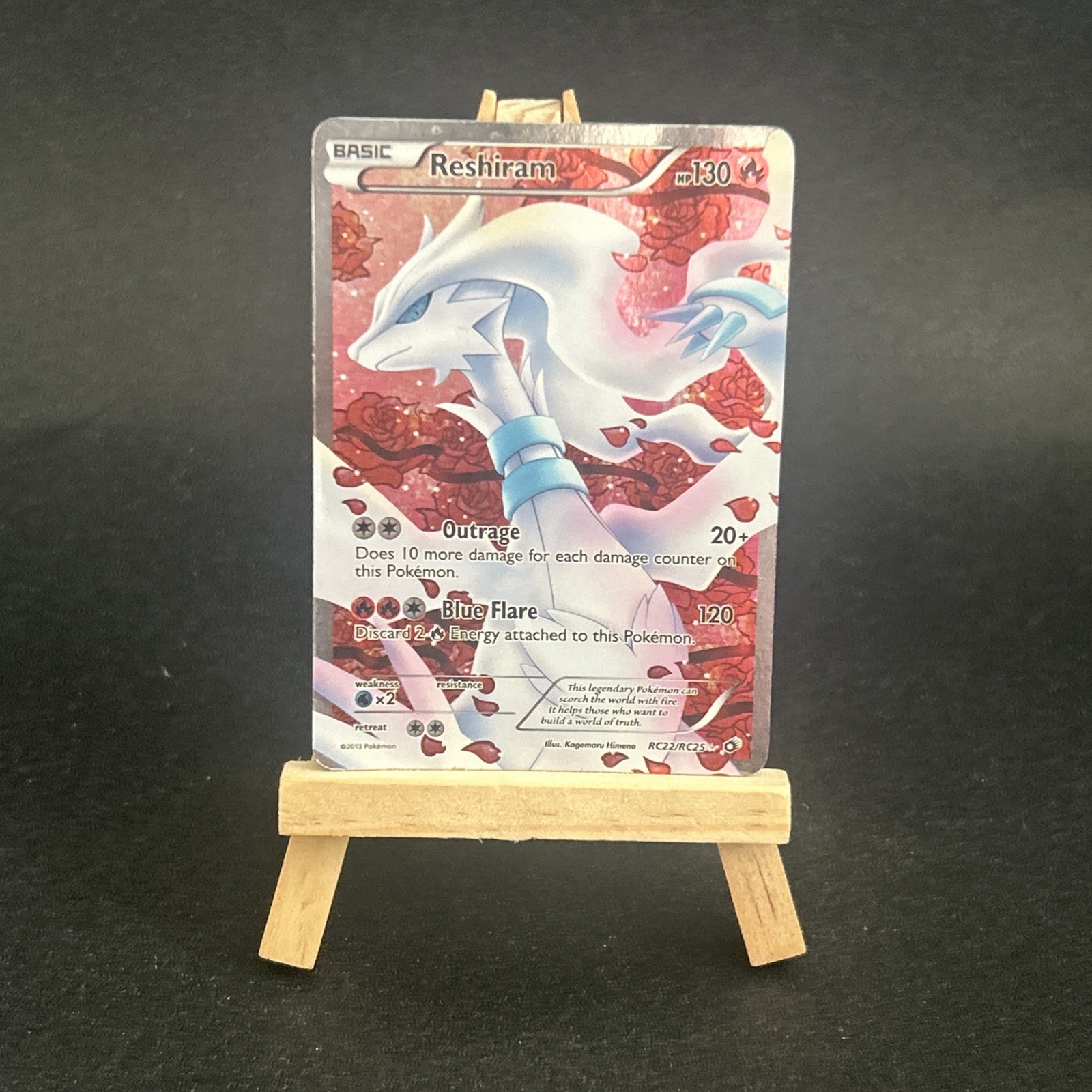Pokemon Reshiram RC22/RC25 Legendary Treasures Radiant Collection 