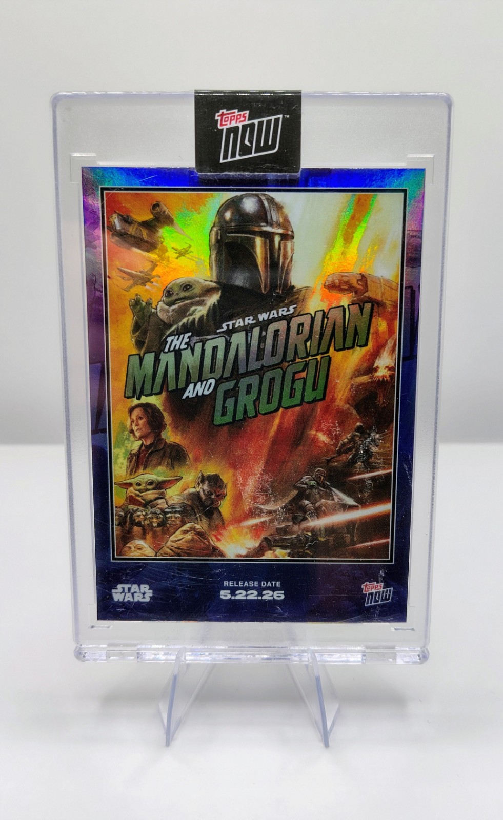 2026 Topps Now Star Wars The Mandalorian & Grogu: Poster Art SHORT PRINT #MGSP