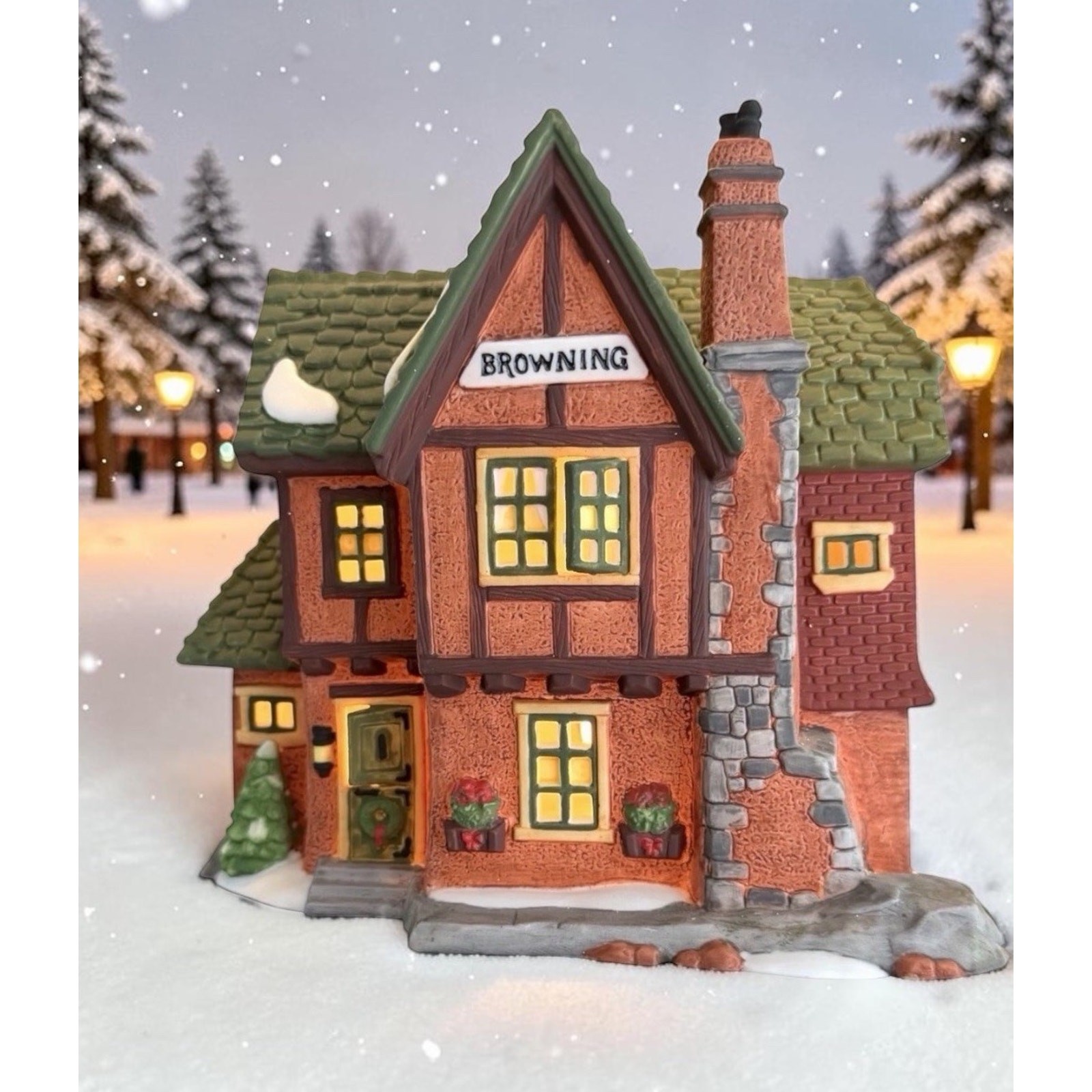 Vintage 1994 Department 56 “Browning Cottage” Dickens Village Heritage Retired