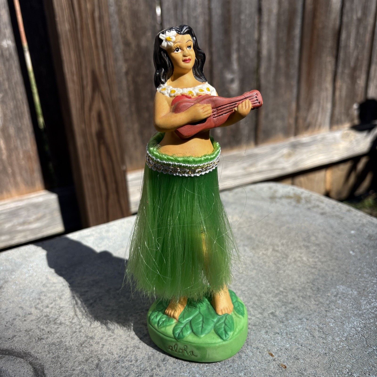 Hula Girl Vintage Hawaiian Ukulele Hawaii Aloha Never Used Sticker for Dashboard